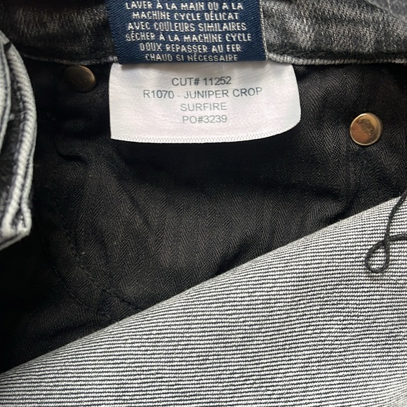 Fidelity juniper crop denim sure fire size 27 - Picture 4 of 4